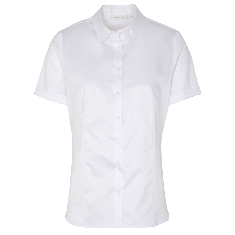 Eterna Cover Shirt Bluse regular kurzarm